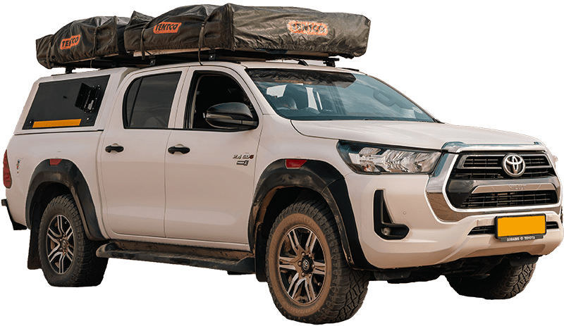 Namibia 4x4 Rentals Toyota Hilux Cut Out